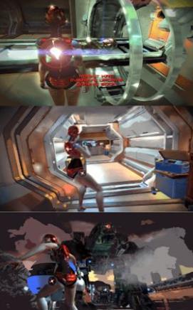 模拟3d女机器人(1)