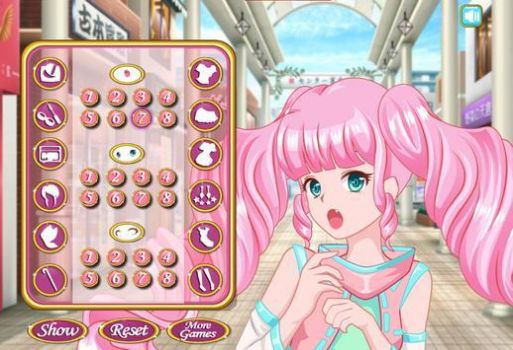 动漫女孩装扮和化妆(2)