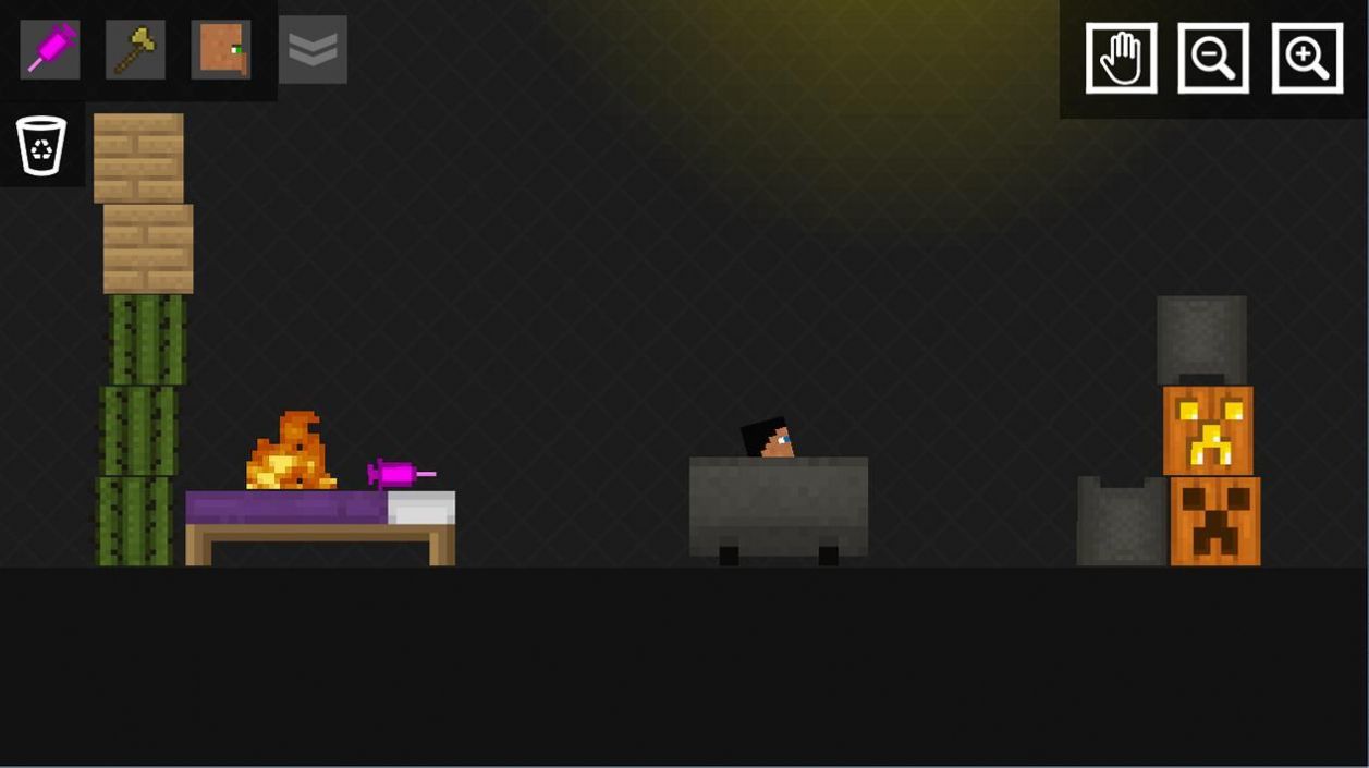 木棍布娃娃游乐场手工艺人(3)