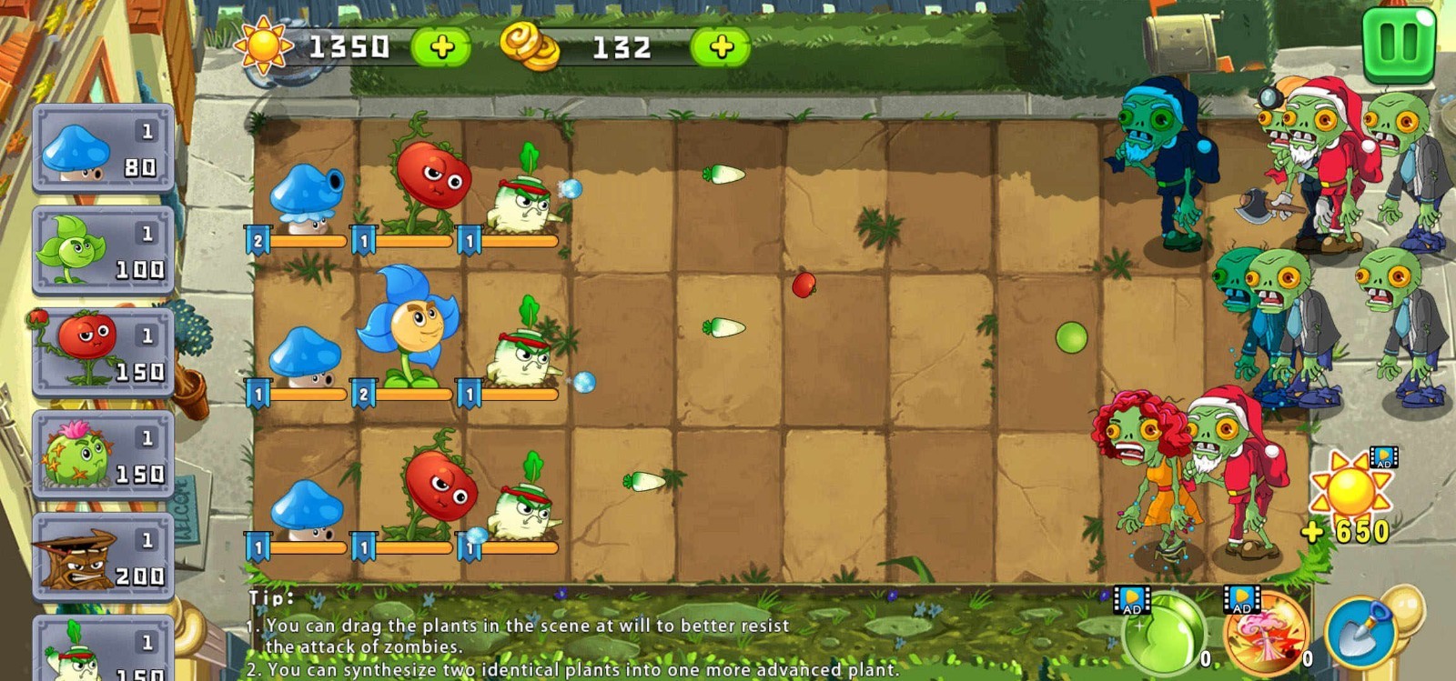 大战僵尸植物保卫战(2)