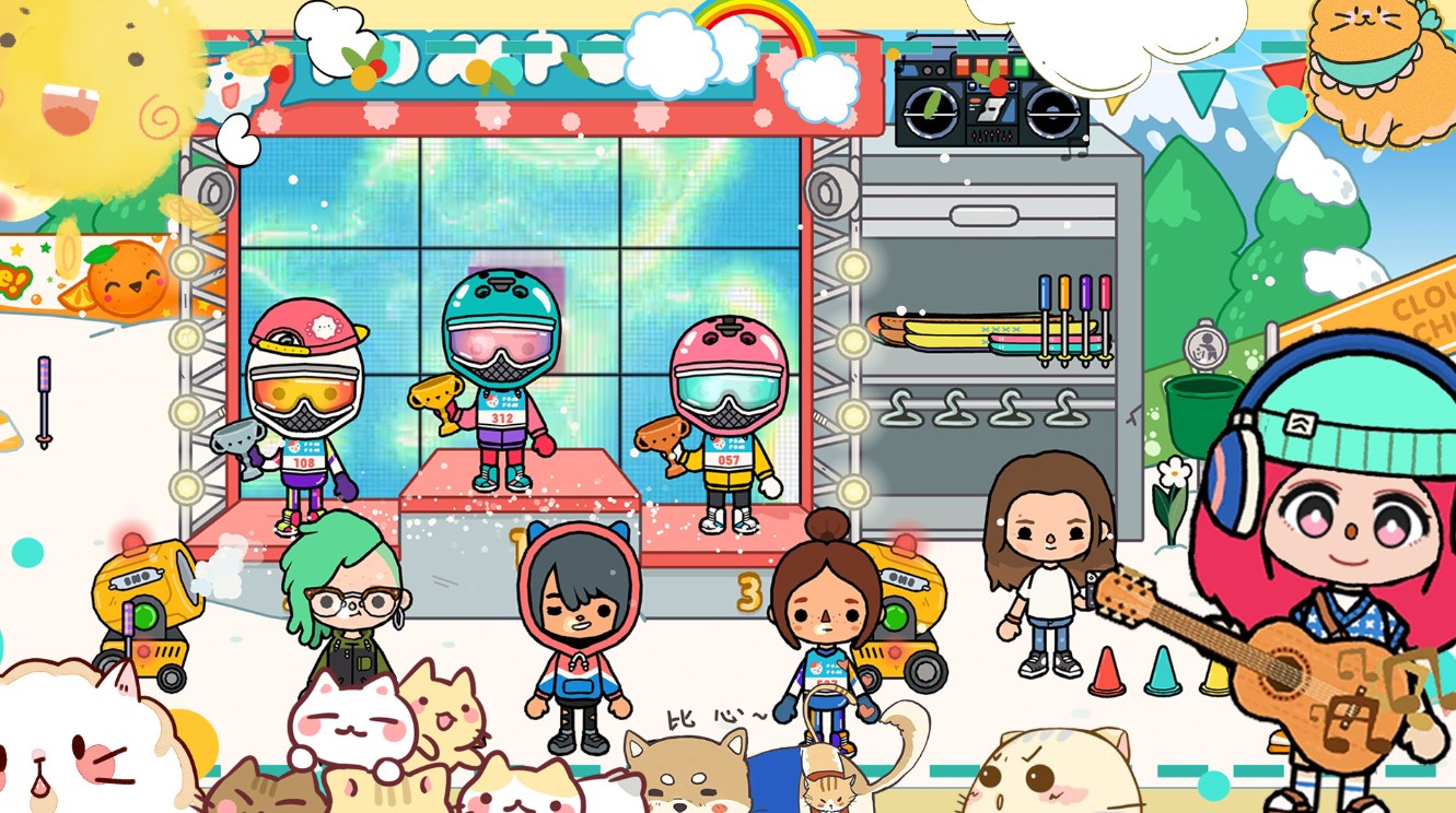 樱花城堡校园小镇(3)