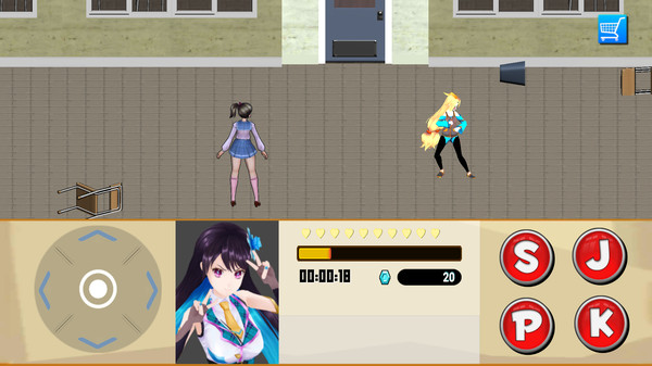 校园女孩战斗王(2)