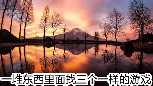 一堆东西里面找三个一样的游戏