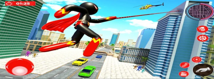 火柴人绳索英雄游戏版本大全