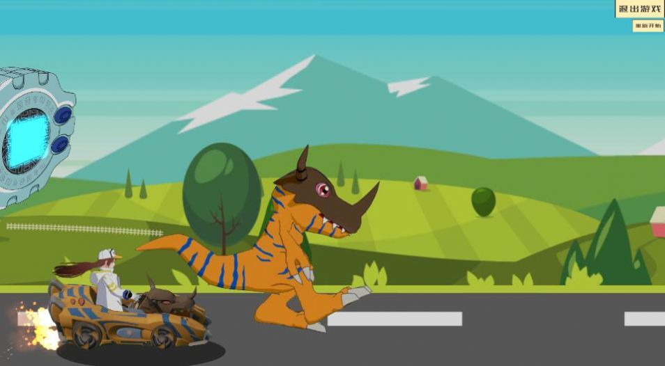 QQ飞车暴龙兽(3)