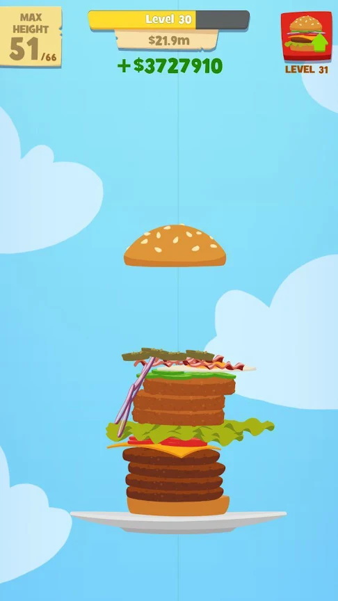 空中叠汉堡(3)