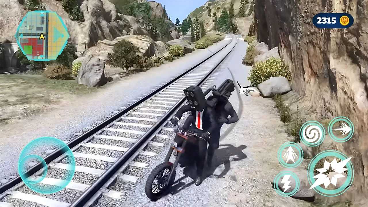 监控人大战马桶人开放世界(1)