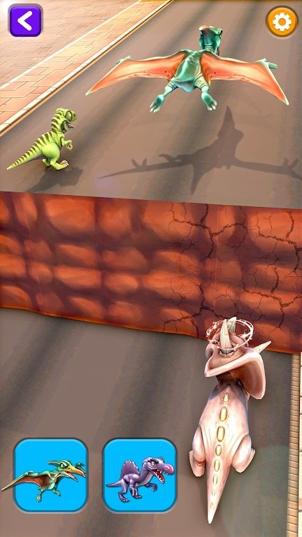 变形恐龙赛跑(2)