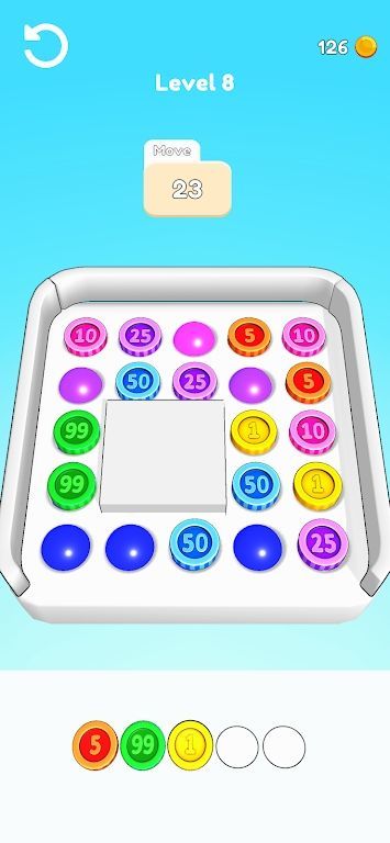 数字颜色排序(3)