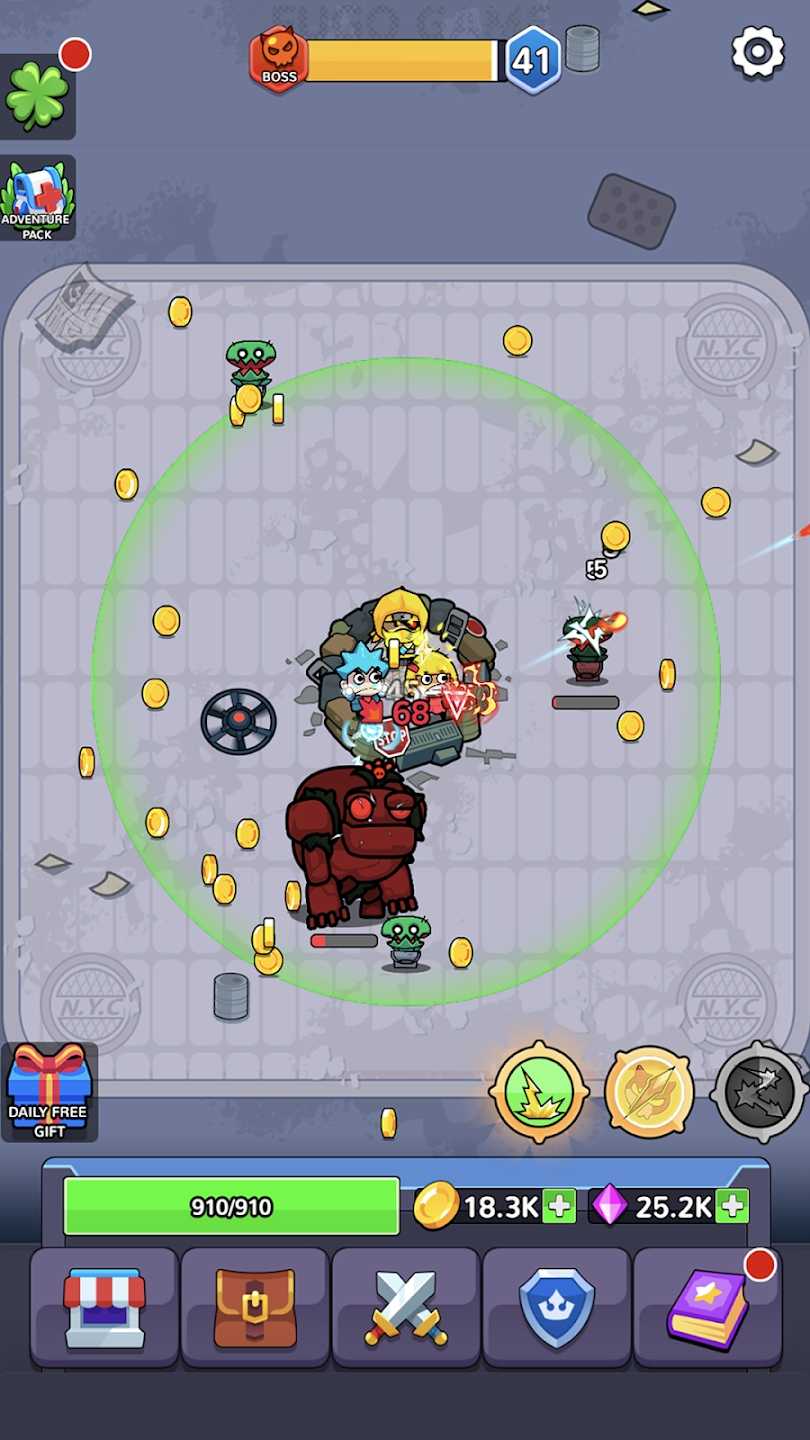 放置魔法防御者(3)