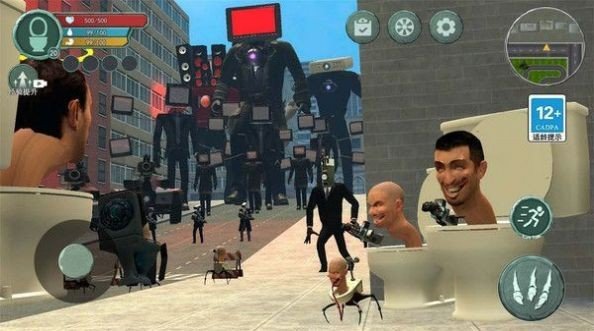 马桶大战音响人(3)