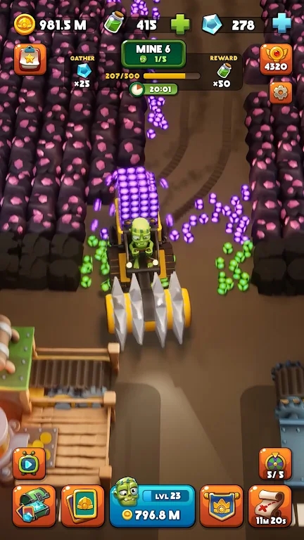 放置僵尸碾压(3)