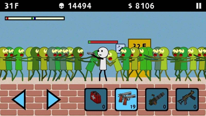 火柴人与枪3僵尸射手(2)