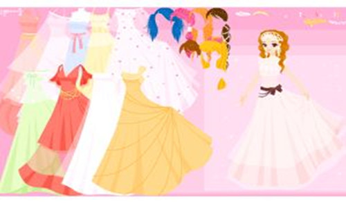 一个可以给角色换衣服的游戏