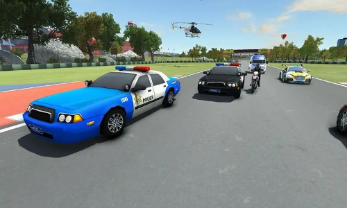 开车漂移躲警察的游戏