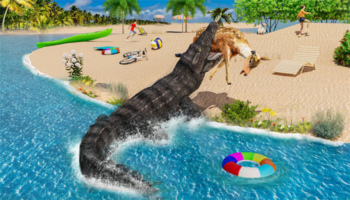 鳄鱼游戏饥饿的动物(2)