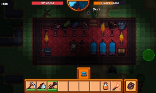 像素生存冒险类游戏