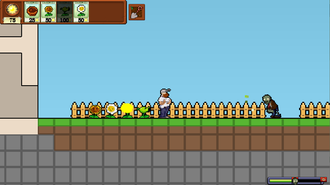 横版像素植物大战僵尸手机(1)