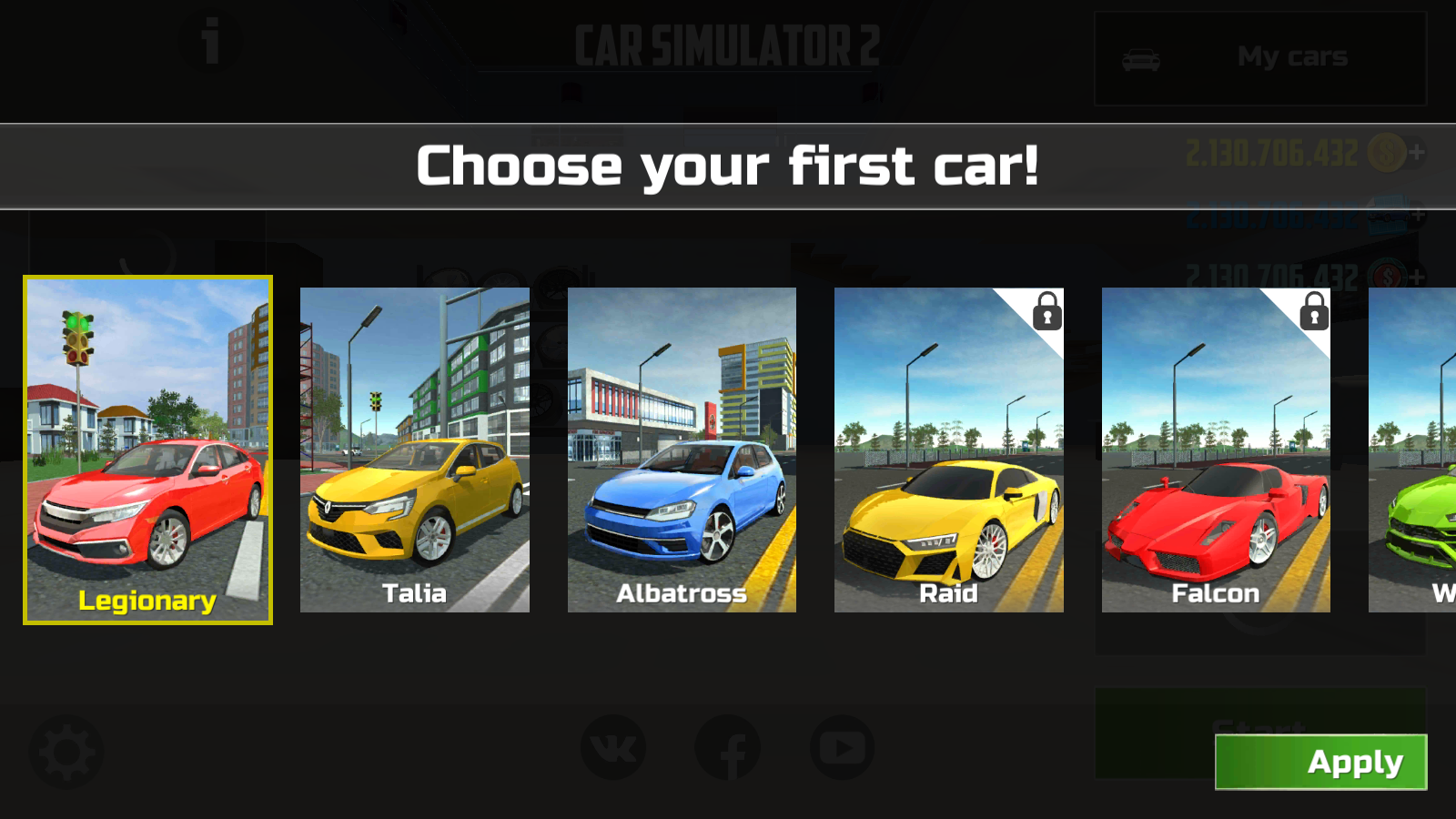 汽车模拟器2最新版本内置菜单(1)