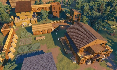 可以盖房子的生存游戏