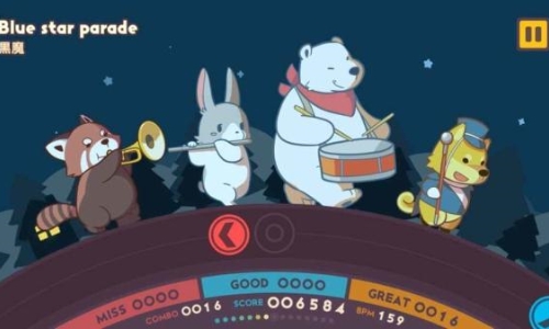 难度不高的音乐游戏