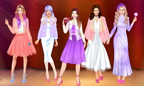 女生穿衣搭配小游戏