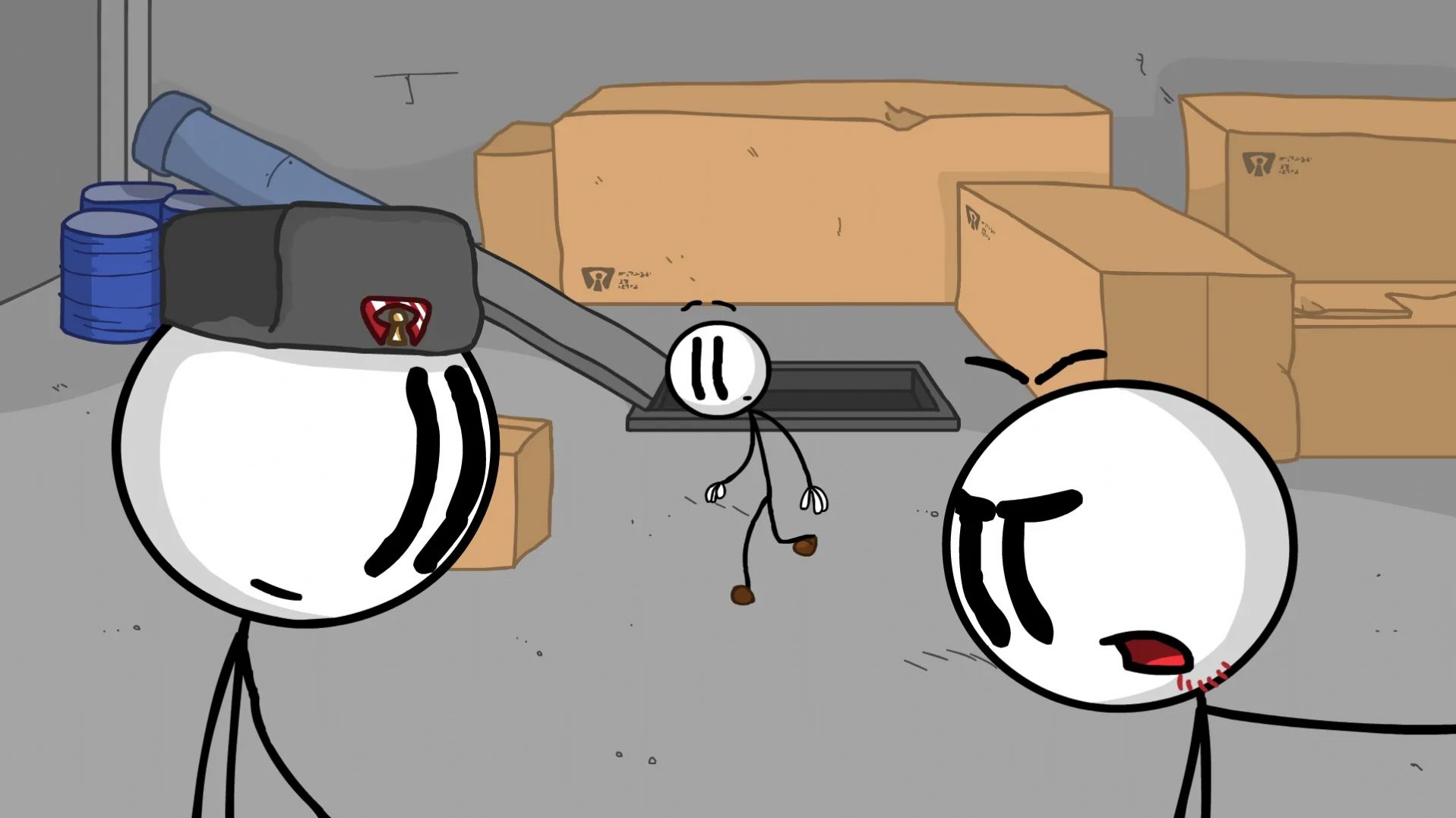 火柴人越狱2高墙巨狱之金蝉脱壳(2)