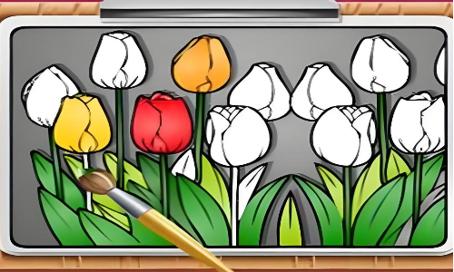 可以自己涂色的游戏