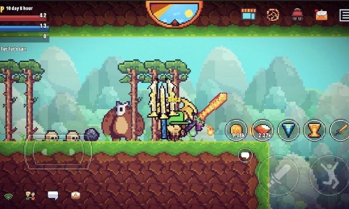 单机像素荒岛生存手游