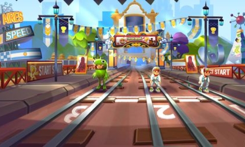 画风唯美跑酷游戏