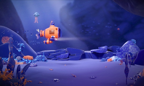 在海里探险的游戏