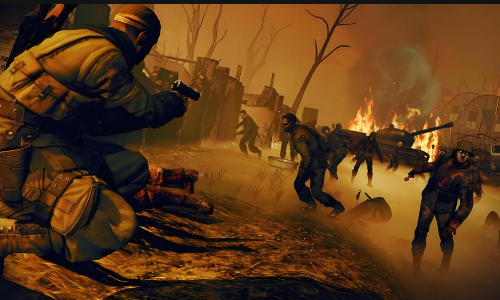 射击僵尸的解压游戏