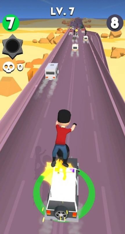 车顶跳跃跑酷(3)