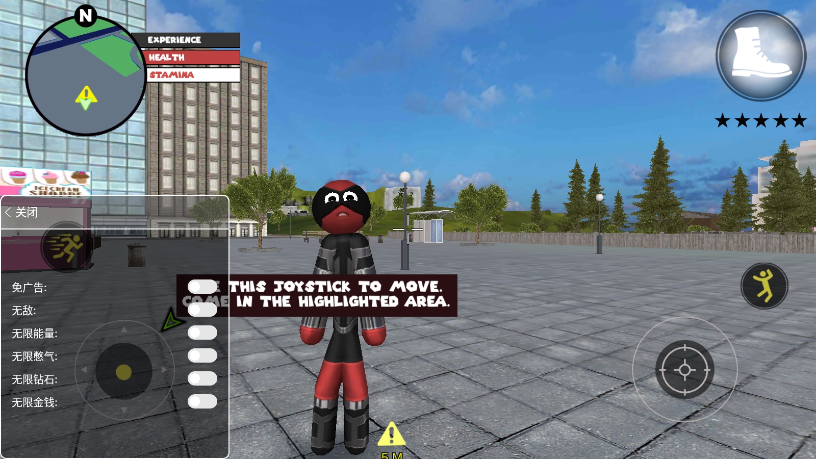 火柴人绳索英雄内置中文菜单版(3)