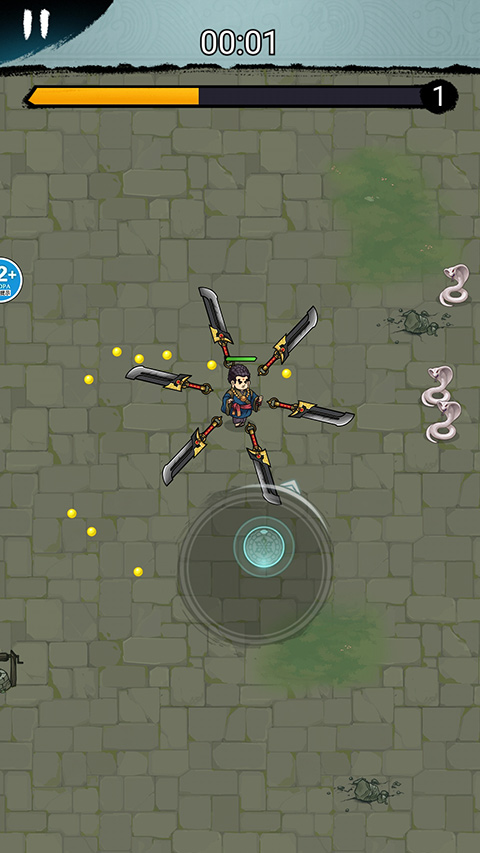 大侠飞刀:超休闲爆火单机解压转刀小游戏(2)