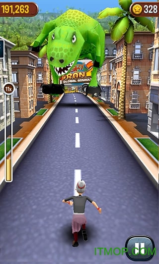 愤怒的老奶奶跑酷(2)