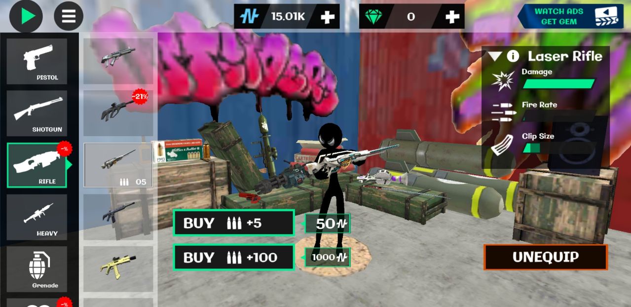 火柴人绳索英雄2破解版 3.0.8安卓版(4)