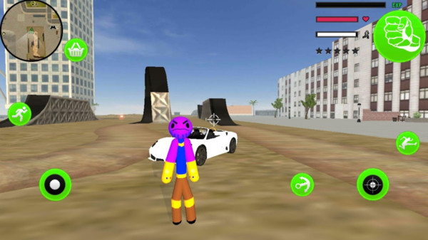 火柴人绳索英雄999999钻999999金币(2)