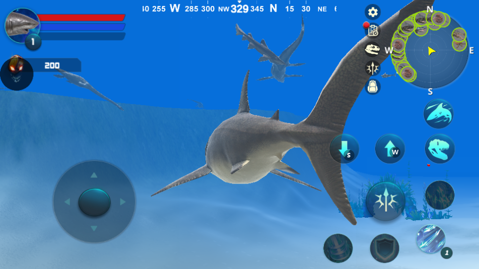 巨齿鲨模拟器内置菜单(2)