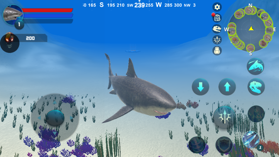 巨齿鲨模拟器内置菜单(3)