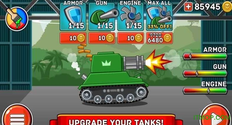 山地坦克大战内购破解版(Hills of Steel)(3)