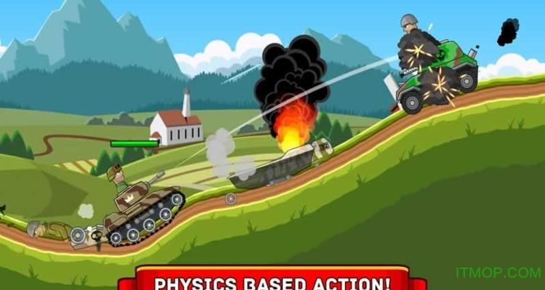 山地坦克大战内购破解版(Hills of Steel)(2)