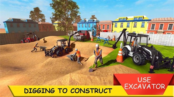 村庄挖掘机模拟器游戏 村庄挖掘机模拟器游戏