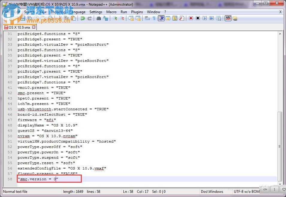 VMware下安装Mac OS X10提示不可恢复错误解决方法