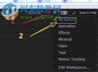 恢复ae初始界面的方法