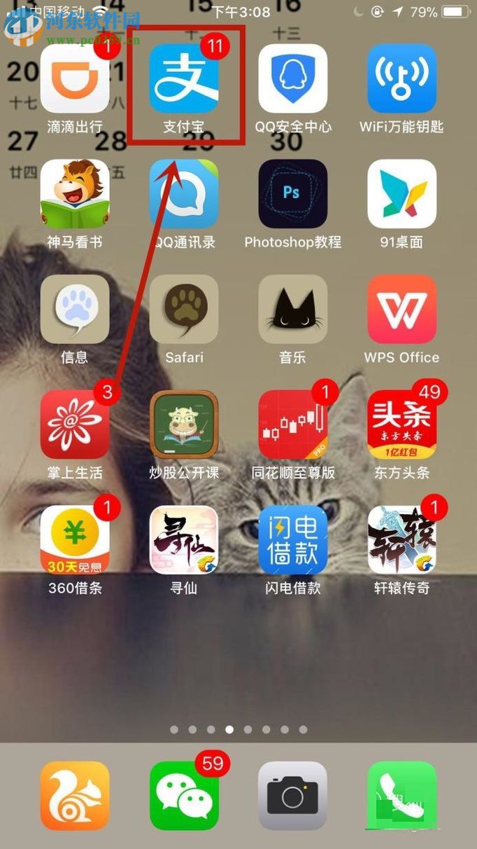 支付宝app设置聊天背景的方法