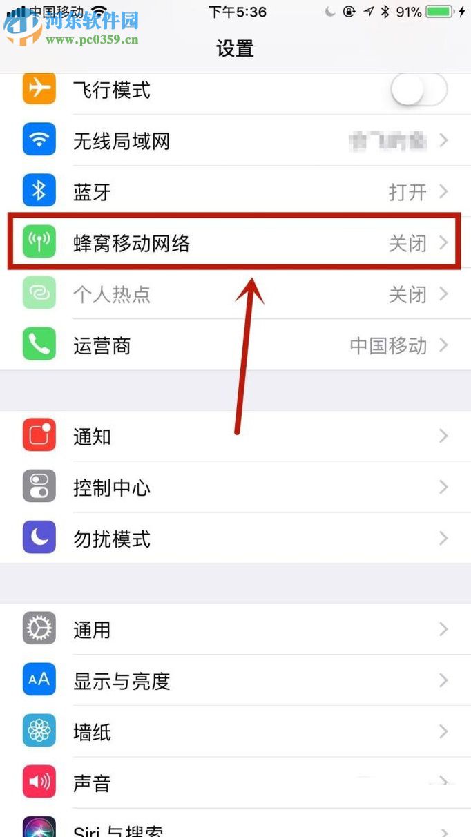 苹果iPhone6S 设置4G网络的方法