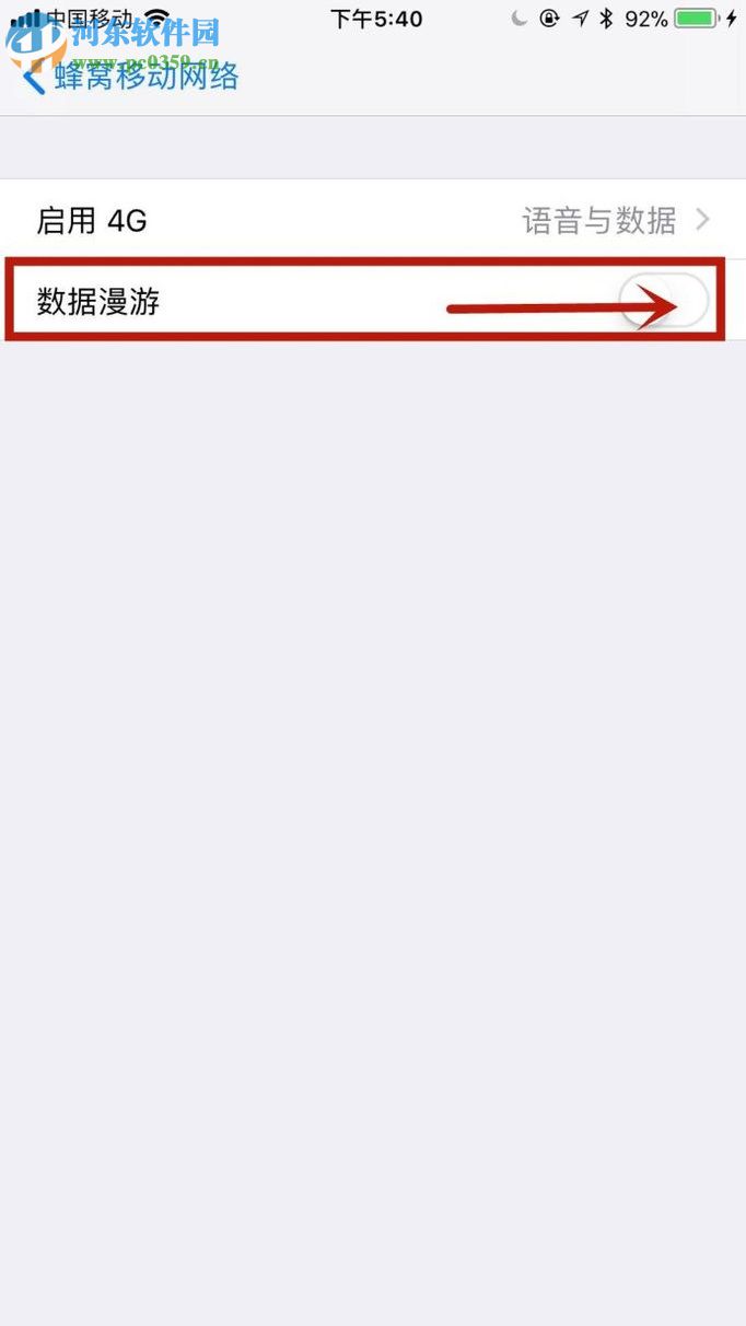 苹果iPhone6S 设置4G网络的方法