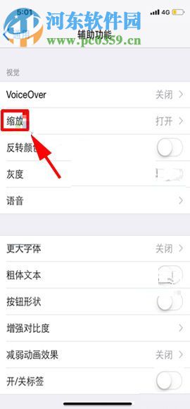 苹果iPhone X关闭屏幕缩放功能的图文教程