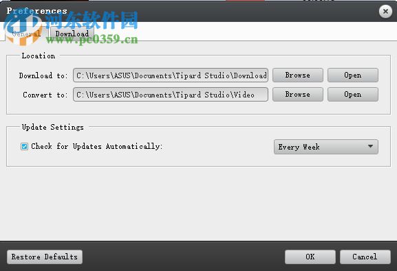 Tipard Video Downloader 5转换视频格式的教程